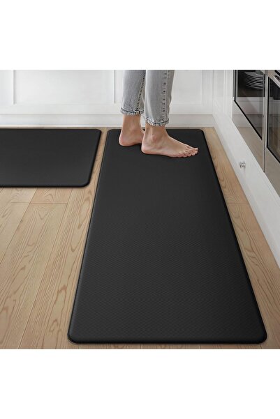 Arabest GENIMO Kitchen Mats for Floor 2PCs, Washable Anti Fatigue Mat for Cus...