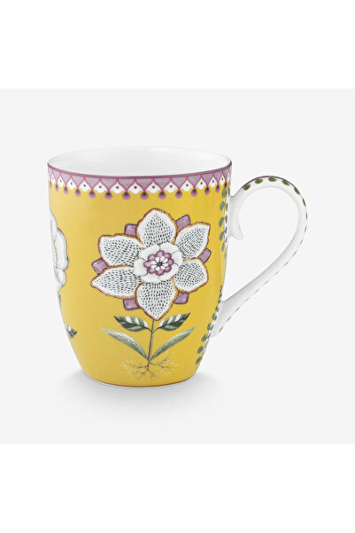 Pip Studio Lily & Lotus Yellow Porcelain Mug 350 ml