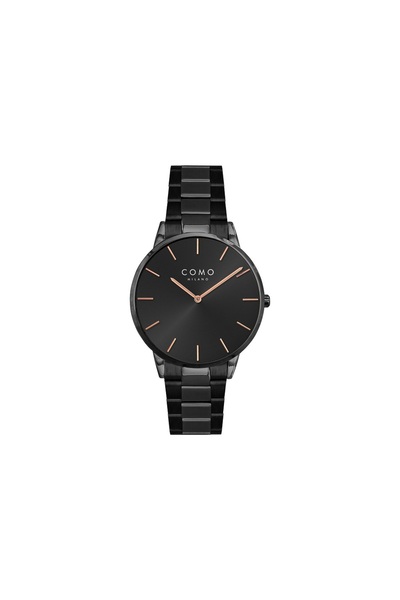 Como Milano Ceas Como Milano, black stainless steel, 32mm casing, Rose Gold i...