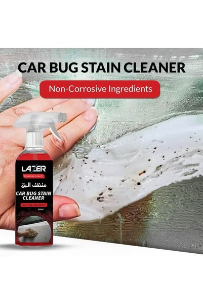 Lazer Car Bug Remover 500ml removes bugs, bird droppings & watermarks safely