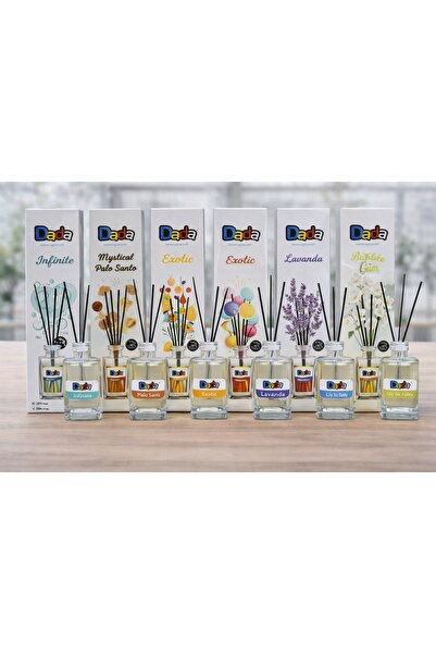 Dada Set 6x Diffuser 85ml –Infinite, Palo Santo, Exotic, Lavanda, Bubble Gum,...