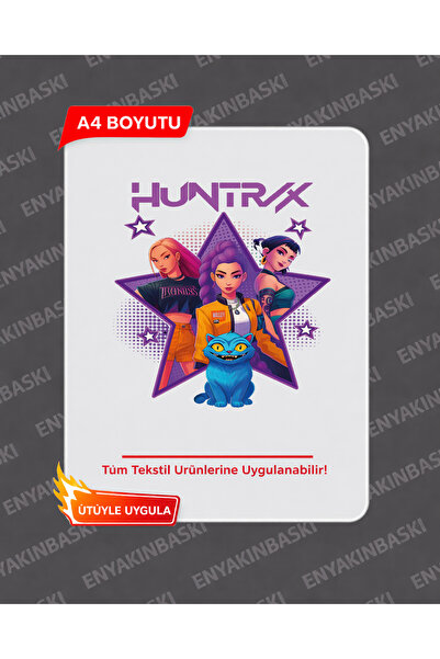 A4 Transfer Baskı – HUNT Tişört Baskı Transferi | Ütü ile Uygulanabilir