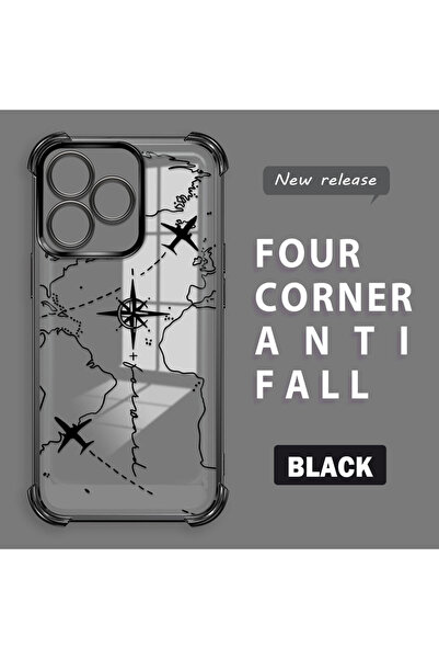 Hontinga Realme Note 50 Compatible Camera Protected Transparent Soft Silicone...