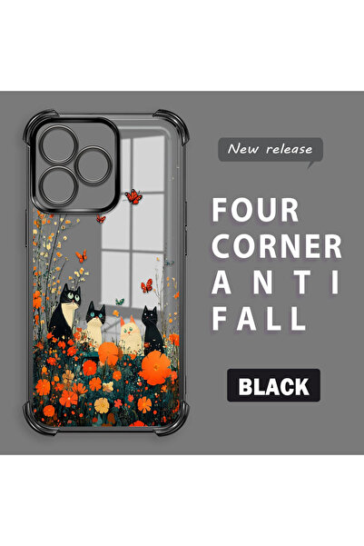 Hontinga Realme Note 50 Compatible Camera Protected Transparent Soft Silicone...