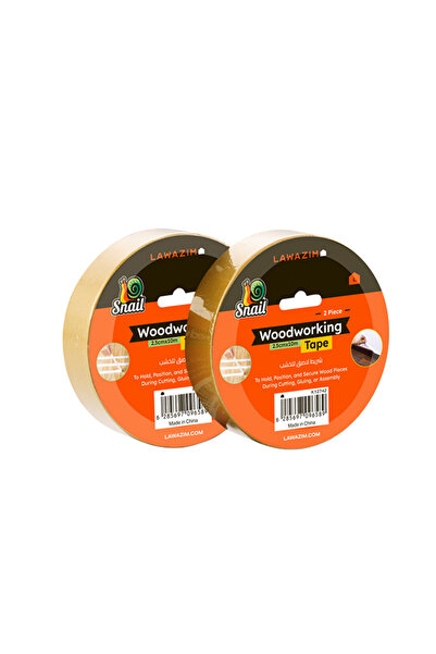 Lawazim Snail 2PCS Double Sided Woodworking Tape - 2.5cmx10m -Strong Adhesion...