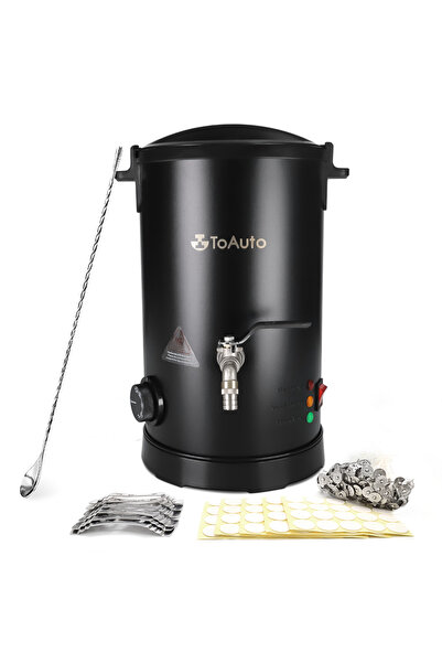 TOAUTO 5 Lt Mum Eritme Makinesi Musluklu | Termostatlı Wax Eritici | Soya & P...