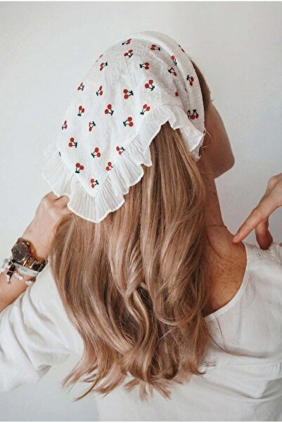 Katia&Bony باندانا على شكل تاج بنمط الكرز