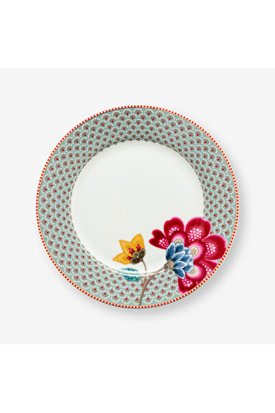 Pip Studio Fantasy Blooming Tales Blue Porcelain Breakfast Plate 23 cm
