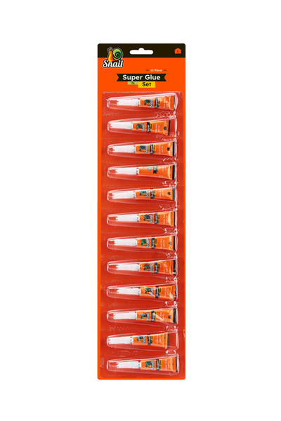 Lawazim مجموعة غراء الحلزون الفائق 12 قطعة، 3 جرام - لاصق فوري قوي برأس دقيق ...