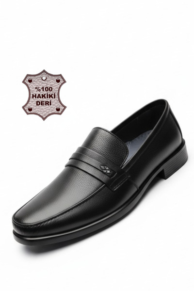 PAPATAY 2572 Orthopedic Sole Genuine Leather Laceless Men's Classic Shoes Dai...