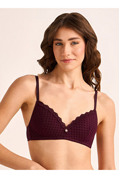 FAV Polka Dot Print Bra Non-Wired