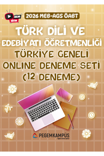 Pegem Akademi Yayıncılık 2026 MEB-AGS ÖABT Türk Dili ve Edebiyatı Öğretmenliğ...