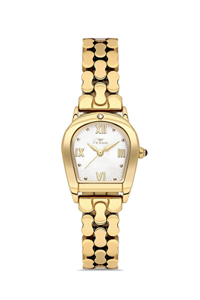 FERRO Yellow Steel Cord Women Wristwatch Fl88211A-B 3 Atm Water Resistant 2 Y...