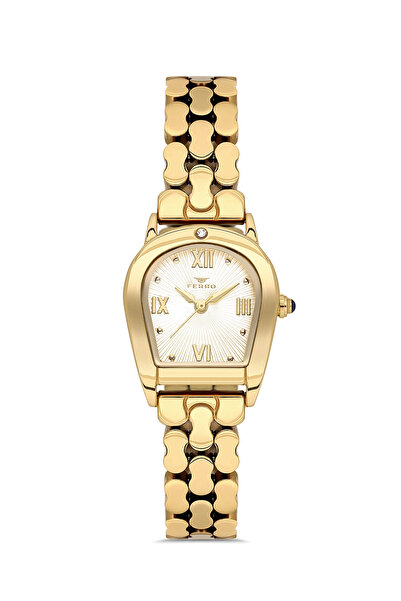 FERRO Yellow Steel Cord Women Wristwatch Fl88211A-B4 3 Atm Water Resistant 2 ...