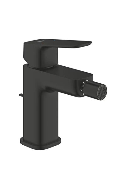 Grohe Baterie bideu monocomanda Cubeo cu ventil Pop-Up negru mat