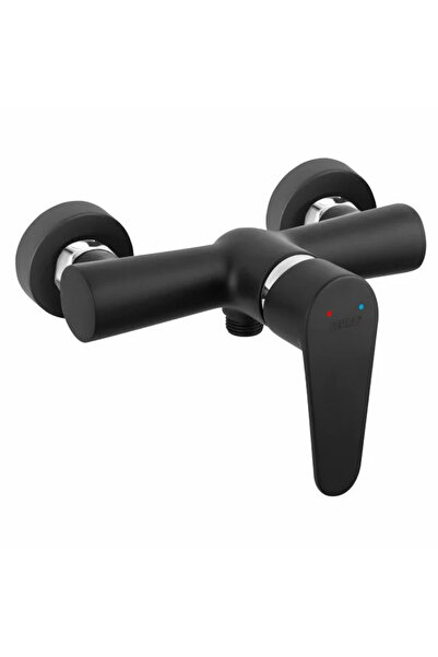 FERRO Algeo matt black shower mixer
