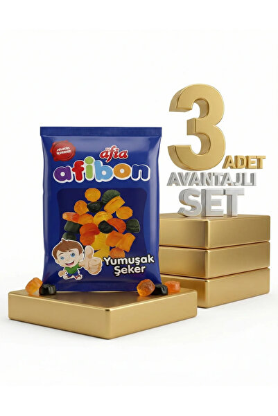 Afia Afibon Yumuşak Şeker 3x80 Gr