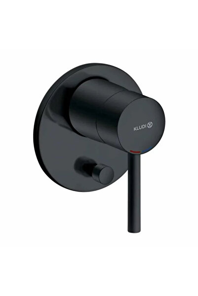 Kludi Baterie cada - dus incastrata Bozz monocomanda negru mat