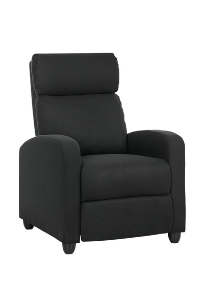 OEM Ръчно разтегателен фотьойл Re-Bloom, стомана, черен, 69 x 88 x 101 см