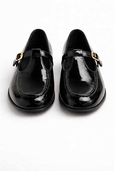 Adım Dünyası Γυναικεία λουστρίνια παπούτσια Mary Jane με αγκράφα, καθημερινά ...