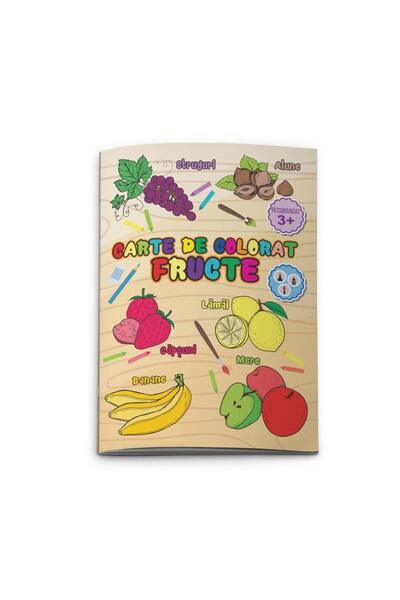 ARTPRESS Carte de colorat A4, 24 de pagini, Fructe