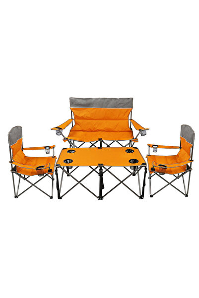 KOÇTAŞ 4 Kişilik Masalı Katlanır Kamp Seti