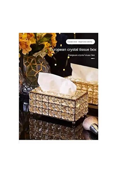 Clino NAPKIN BOX, IRON+GLASS