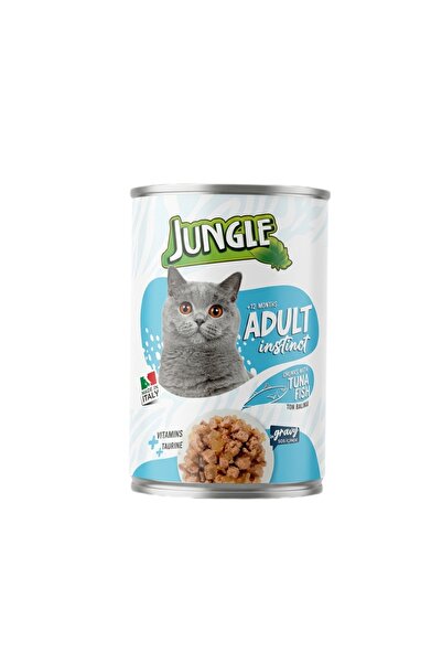 Jungle Jungle Wet Food for Adult Cats with Tuna 415g