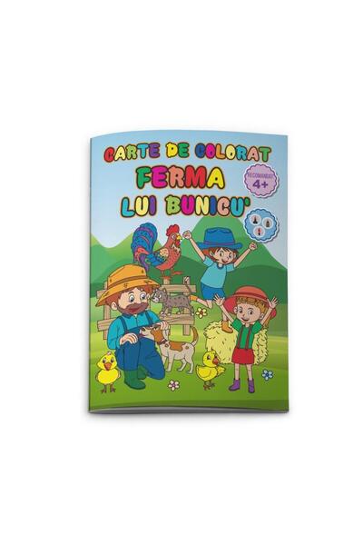 ARTPRESS Βιβλίο Ζωγραφικής Α4, 24 σελίδες, Η Φάρμα του Παππού