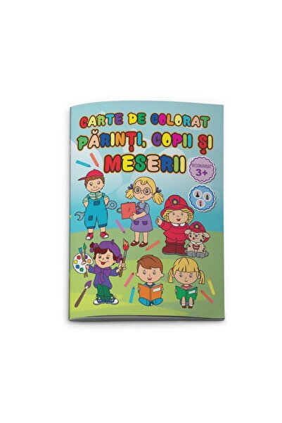 ARTPRESS Carte de colorat A4, 24 de pagini, Părinți, Copii și Profesii