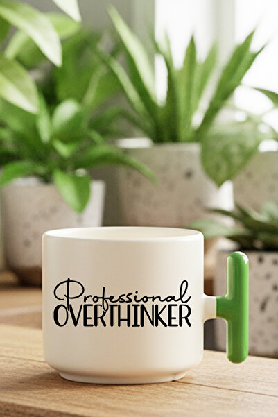 giftkonsept "Professional Overthinker" Sarcastic Title Printed Gift Colorful ...