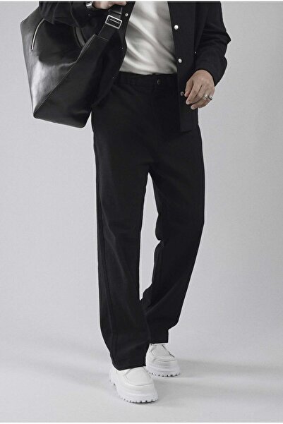 king brich Baggy Fit Cotton Linen Classic Trousers