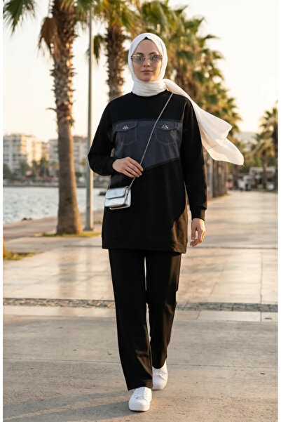 sefamerve Pocket Detailed Double Suit 71149-04 Navy Blue