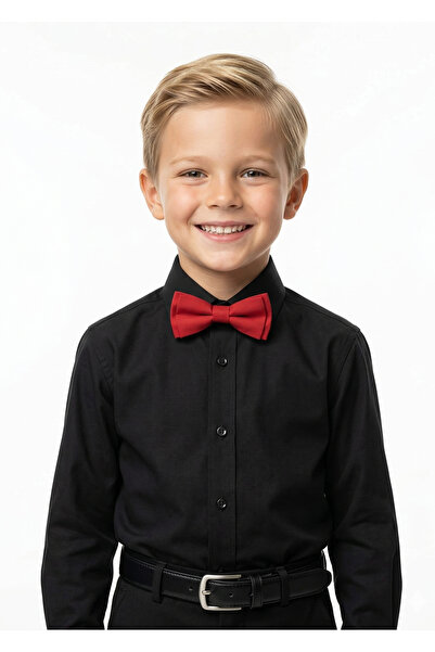 Doctor junior Boy's black shirt and red bow tie set - special for april 23rd ...