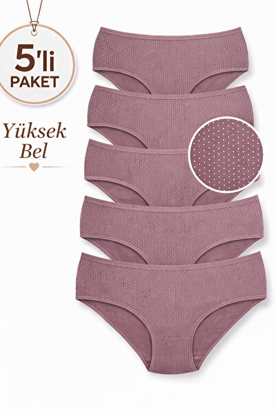 MİSSEMMA 5 قطع من الملابس الداخلية المنقطة