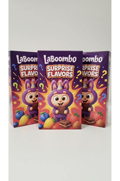 LaBoombo Set x3 milk and fruit mix cream with chocolate filling
