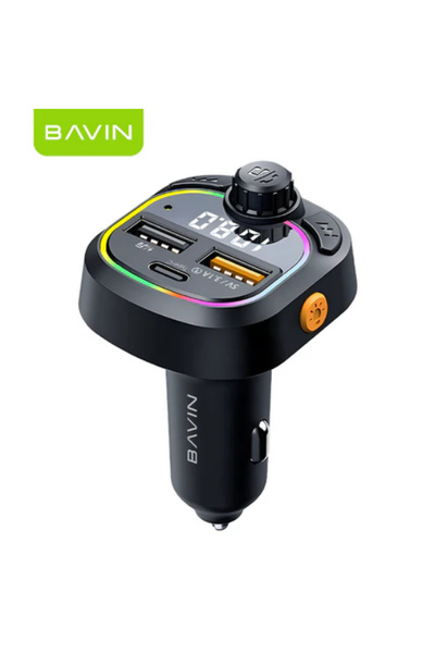 Bavin PC2013 3 In 1 BT 5.3 MP3 Player Fast Charging 3.1ACar Charger w/ RGB Co...