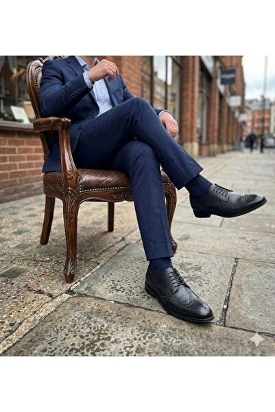 oflamaz Pantofi pentru bărbați, clasici, interior și exterior, 100% piele nat...