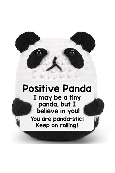 Choice Panda 1 Positive Energy Panda Crochet Doll, an Inspirational and Suppo...
