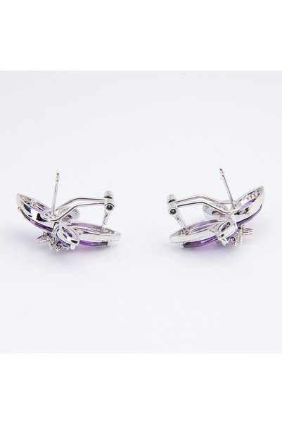 LABELRM Amethyste Royale Bloom Earrings