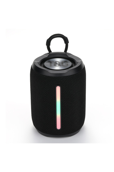 T&G 679 SİYAH RENK (8 Watt, RGB Işıklı, Çift Bass lı Bluetooth Hoparlör)