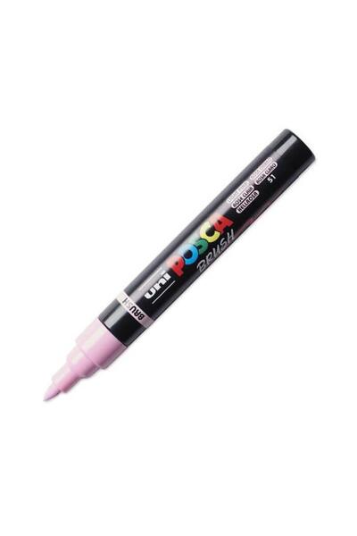 POSCA PC-5BR brush tip marker - light pink