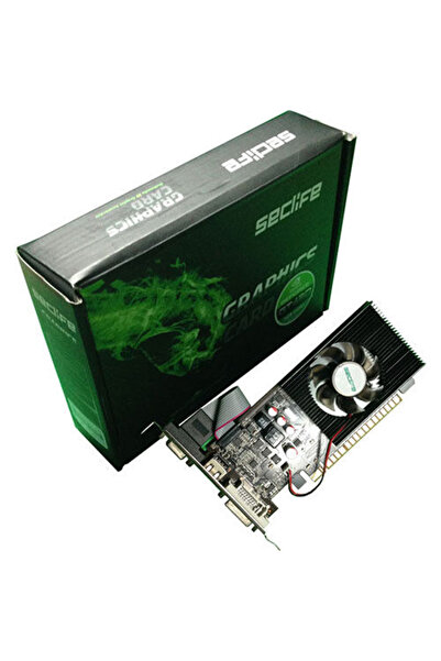 SECLIFE 2GB Geforce GT610 DDR3 64 Bit HDMI DVI VGA