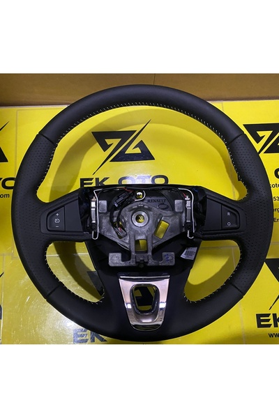 MAİS 484003150R fluence deri direksiyon simidi siyah hız sabitlemeli orjinal