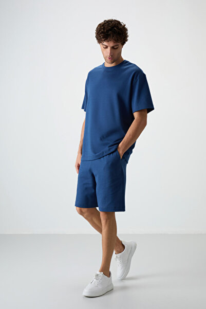 TOMMY LIFE Parlament Oversize Fit Basic Men's Shorts Set - 85292