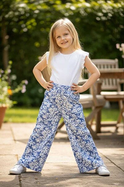 Erca Home Tekstil Ürünleri Bürümcük Patterned Shalwar Trousers 9Y,10Y,11Y,12Y...
