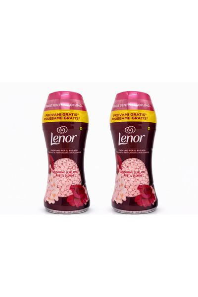 lenor Gelsomino Scarlatto Ruby & Jasmine Çamaşır Parfüm Boncuğu 195 g 2 X ADET