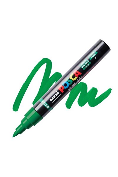 POSCA PC-5BR Brush Tip Marker - Green