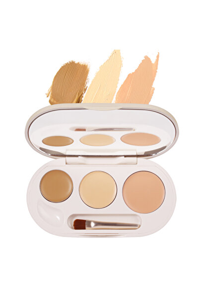 SHELOVES Concealer Palette Set – Creamy Formula with Brush for Concealing Dar...