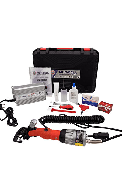 Mur-Cell 2020W 600 Watt Adaptörlü Kömürsüz Koyun Kırpma Makinesi Yedek Bıçaklı